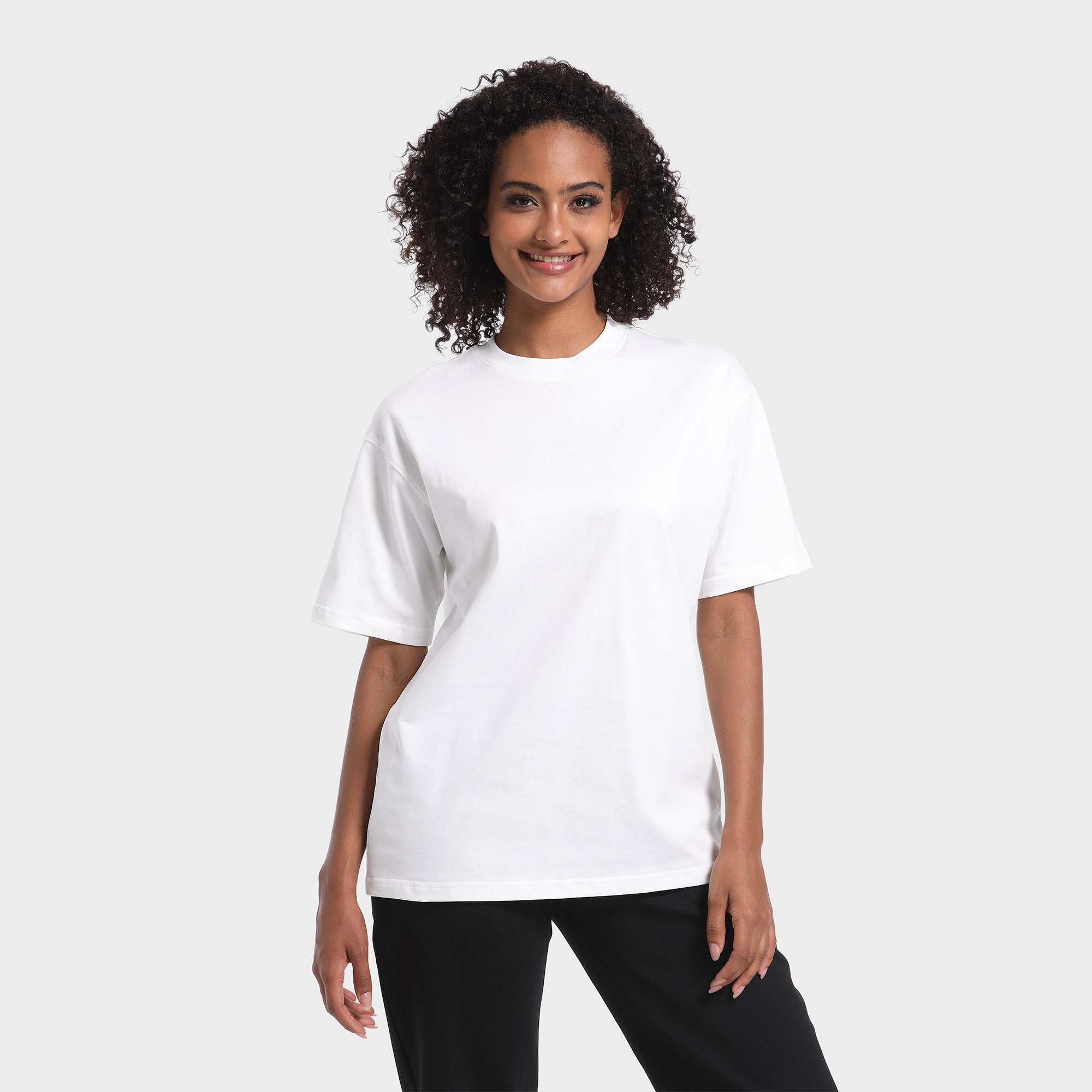 All White 3-Pack - Heavy Loose Fit T-Shirt