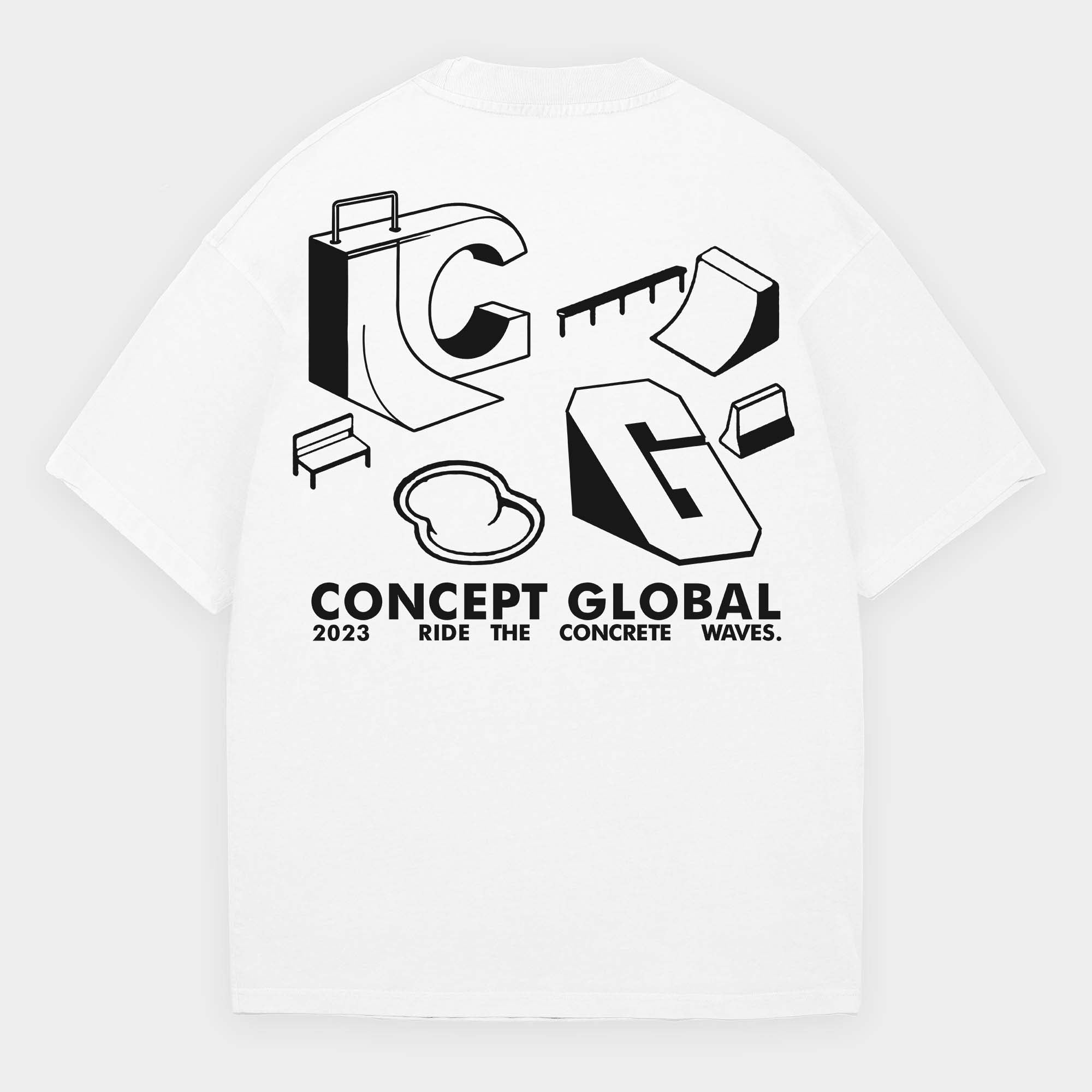 Ride The Concrete Waves T-Shirt